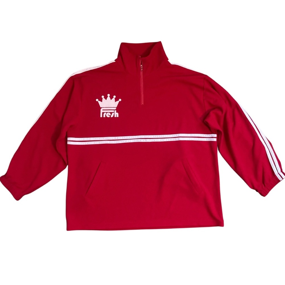 Fresh Track Top Men’s Large Red with White